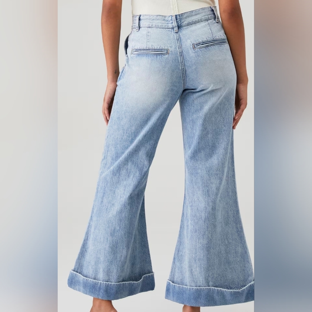 NWT RBL PUPPET THE AVERY WIDE LEG TROUSER SIZE 30 - Picture 4 of 7